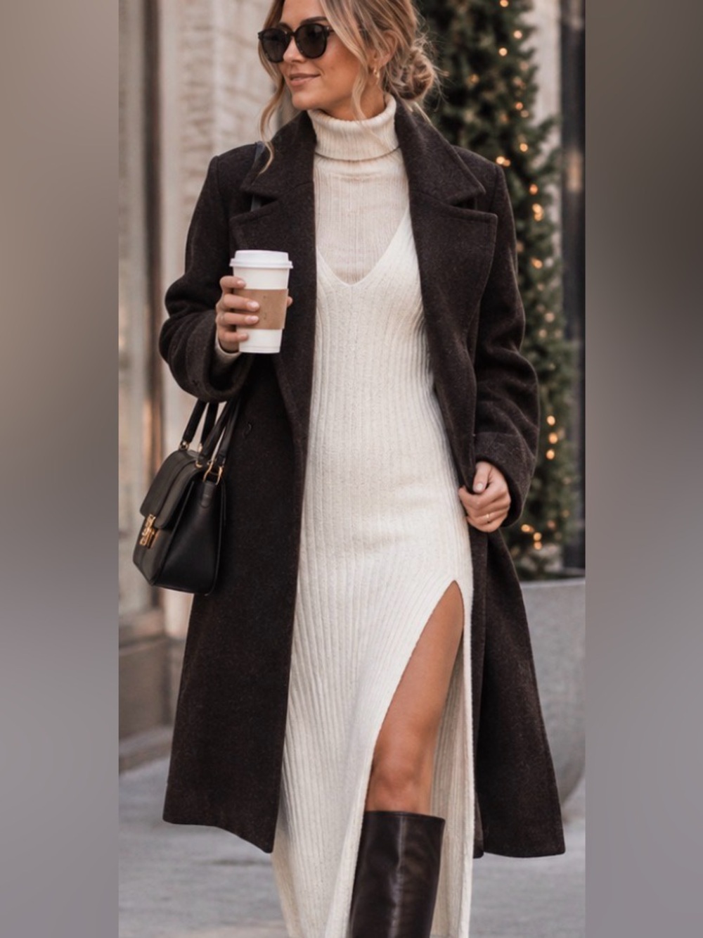 Free People Women's Size Small Emmy Sweater Dress with side slits